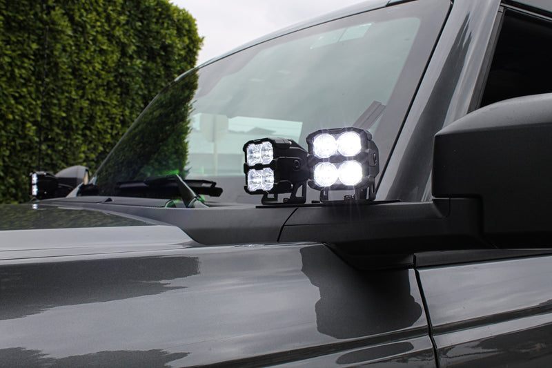 Load image into Gallery viewer, 2021+ Ford Bronco Hood Mount/Ditch Lights/Pillars - PRO
