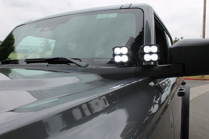 Load image into Gallery viewer, 2022+ Ford Bronco Raptor Hood Mount/Ditch Lights/Pillars - PRO
