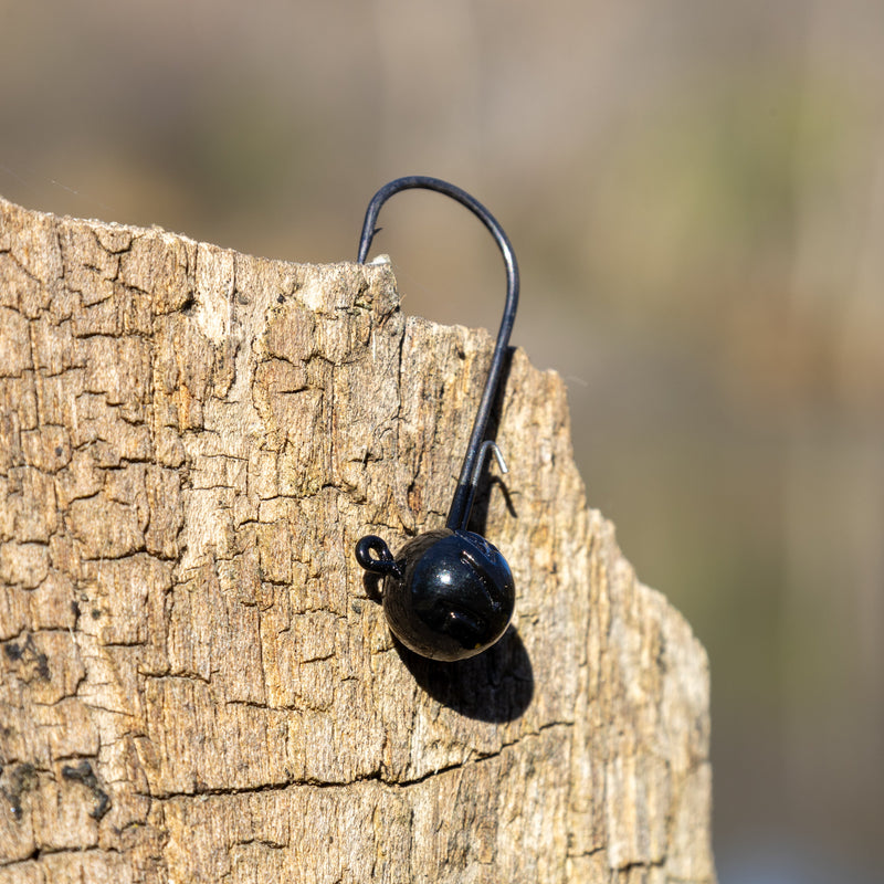 Load image into Gallery viewer, Reaction Tackle Lead Ball Jigs (10-Pack) – Premium Round Jig Heads for Stick Baits
