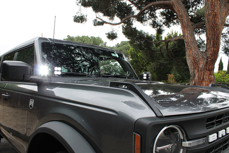 Load image into Gallery viewer, 2021+ Ford Bronco Hood Mount/Ditch Lights/Pillars - PRO
