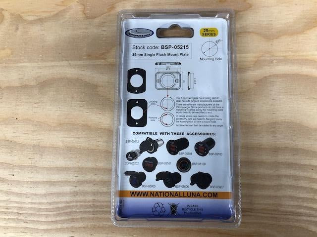 Load image into Gallery viewer, 29mm Single Flush Mount Plate
