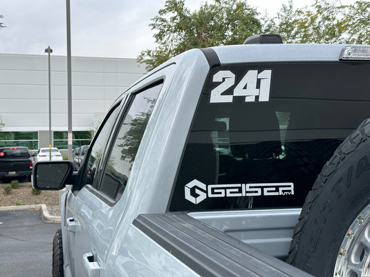GEISER VINYL STICKER - 20