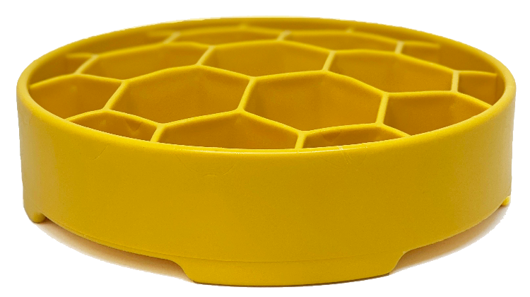 Load image into Gallery viewer, Honeycomb eBowl Deep Slow Feeder Dog Bowl for Enrichment | USA Made
