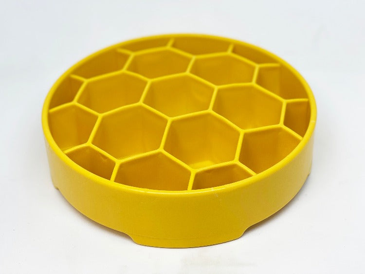 Load image into Gallery viewer, Honeycomb eBowl Deep Slow Feeder Dog Bowl for Enrichment | USA Made

