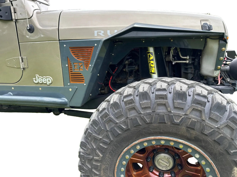 Load image into Gallery viewer, Diamond Series High Clearance Front Fenders w/Comp Inners for Jeep TJ Wrangler
