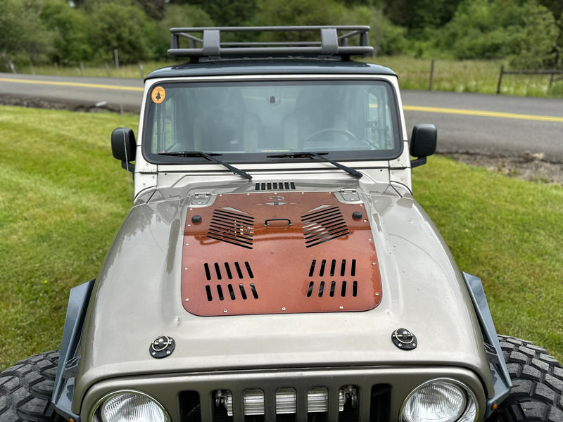 Load image into Gallery viewer, Diamond Series Hood Vent for Jeep TJ Wrangler
