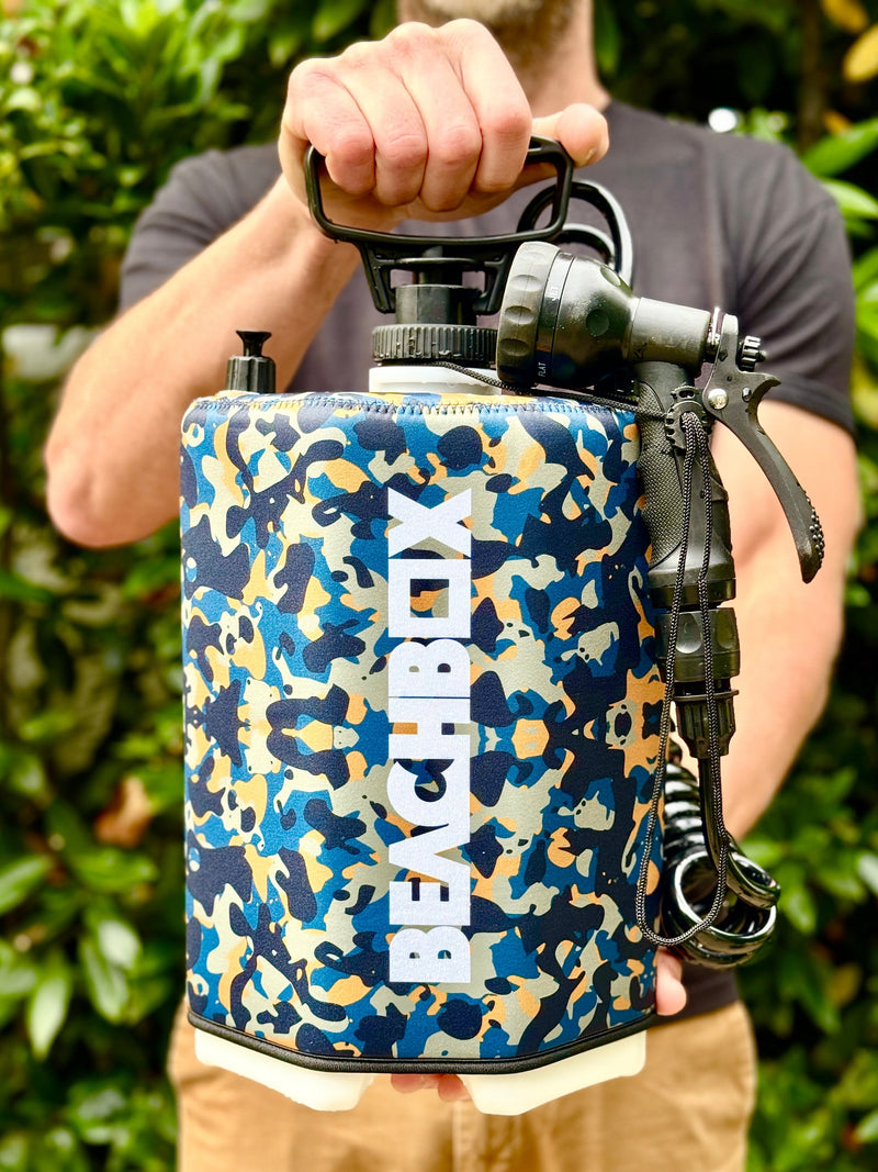 Load image into Gallery viewer, BeachBox Portable Shower Tank - &#39;Camo&#39;
