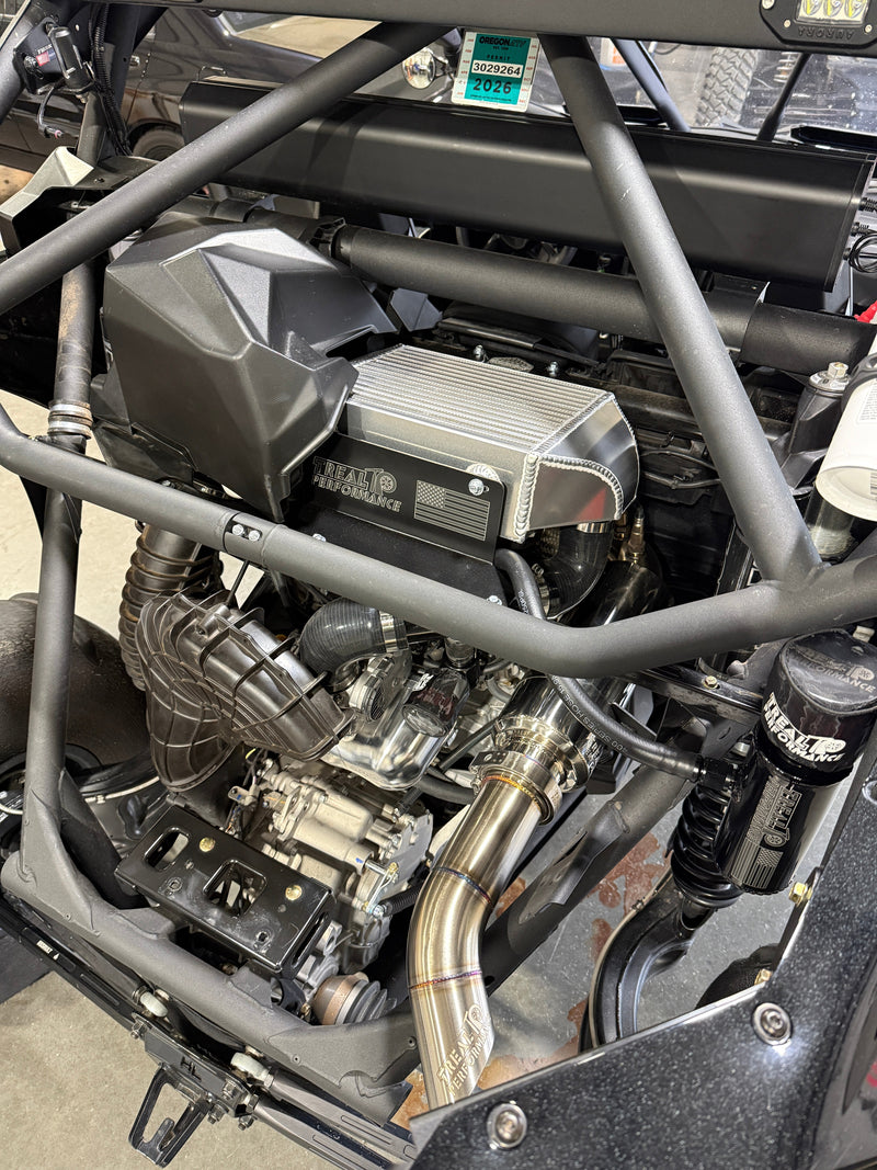Load image into Gallery viewer, Treal Performance | 2017-2026 Can-Am X3 Bed Delete Intercooler Mount Brackets
