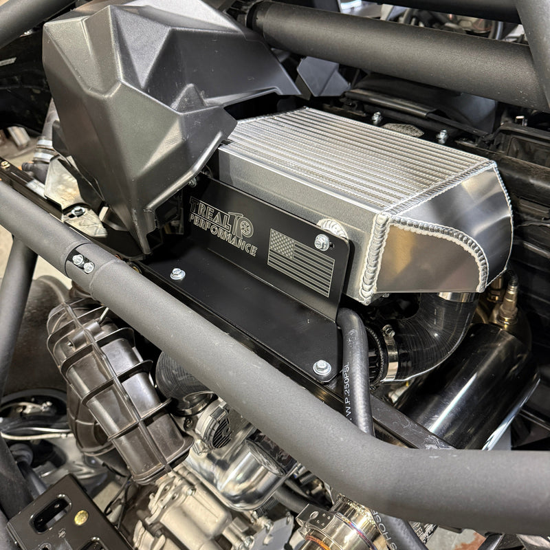 Load image into Gallery viewer, Treal Performance | 2017-2026 Can-Am X3 Bed Delete Intercooler Mount Brackets
