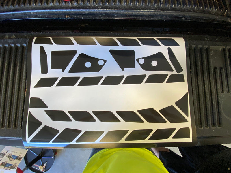 Load image into Gallery viewer, Reflective Safety Front and Rear Door Inserts for 2015-2020 Ford F150-550
