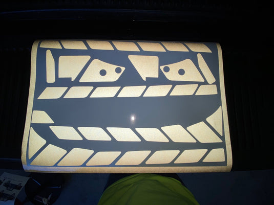 Reflective Safety Front and Rear Door Inserts for 2015-2020 Ford F150-550