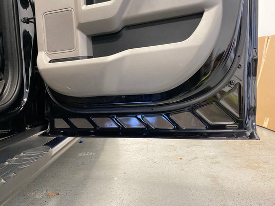 Reflective Safety Front and Rear Door Inserts for 2015-2020 Ford F150-550