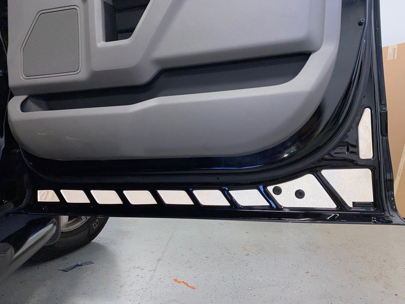 Load image into Gallery viewer, Reflective Safety Front and Rear Door Inserts for 2015-2020 Ford F150-550
