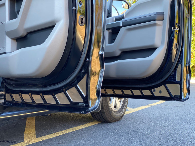 Load image into Gallery viewer, Reflective Safety Front and Rear Door Inserts for 2015-2020 Ford F150-550
