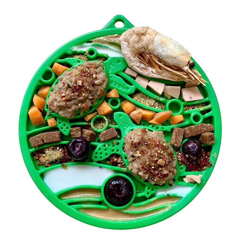 Load image into Gallery viewer, Water Nylon eCoin Durable Enrichment Snacking Coin for Dogs | USA-Made Lick Mat Alternative
