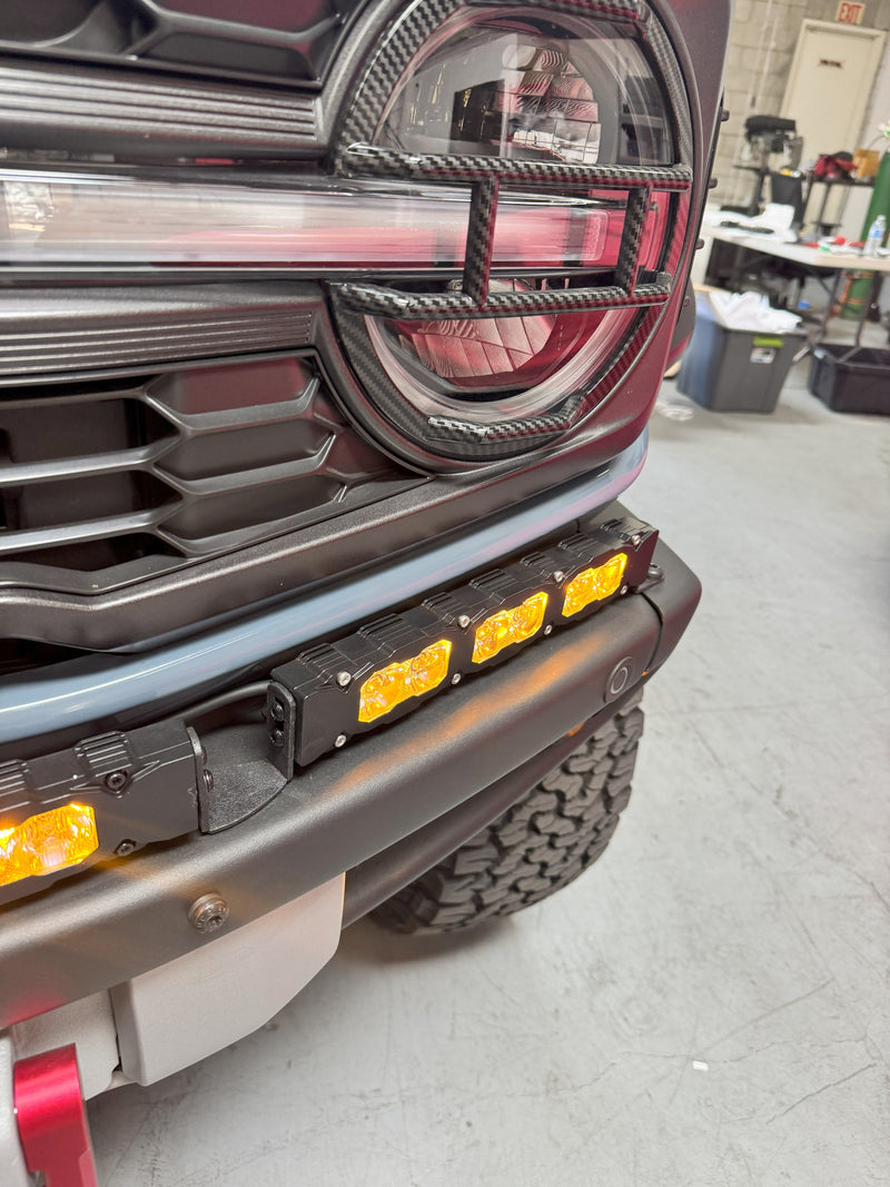 Load image into Gallery viewer, 2021+ Ford Bronco Raptor Side Light Bars Extension
