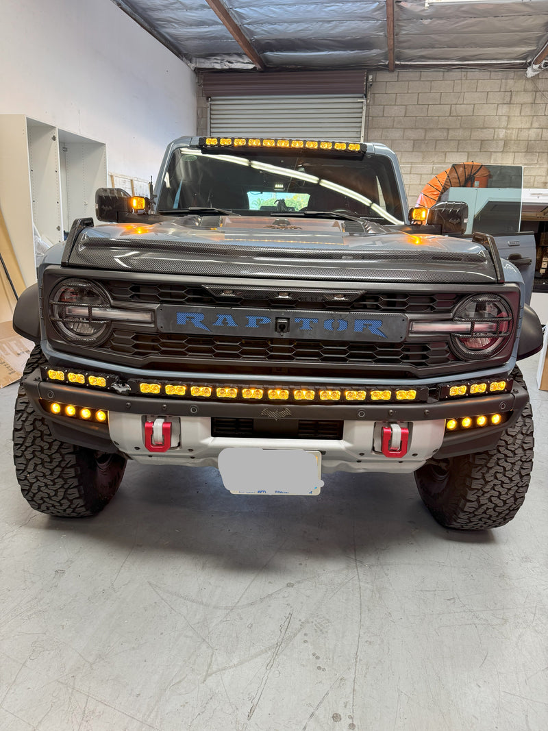 Load image into Gallery viewer, 2021+ Ford Bronco Raptor Side Light Bars Extension
