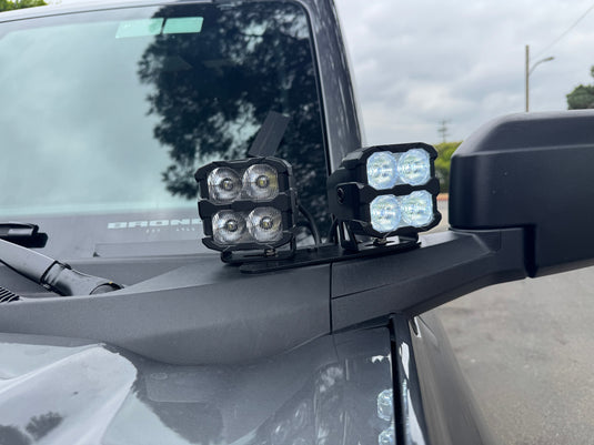 2021+ Ford Bronco Hood Mount/Ditch Lights/Pillars - PRO