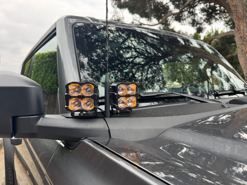 Load image into Gallery viewer, 2022+ Ford Bronco Raptor Hood Mount/Ditch Lights/Pillars - PRO
