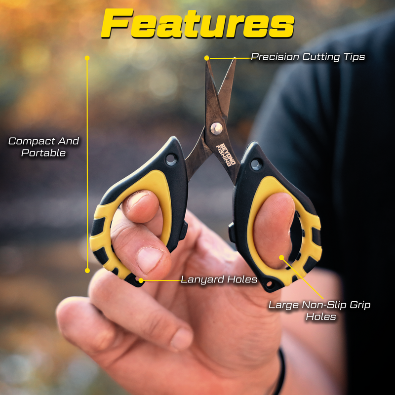 Load image into Gallery viewer, Mini Scissors for Cutting Braided Fishing Line
