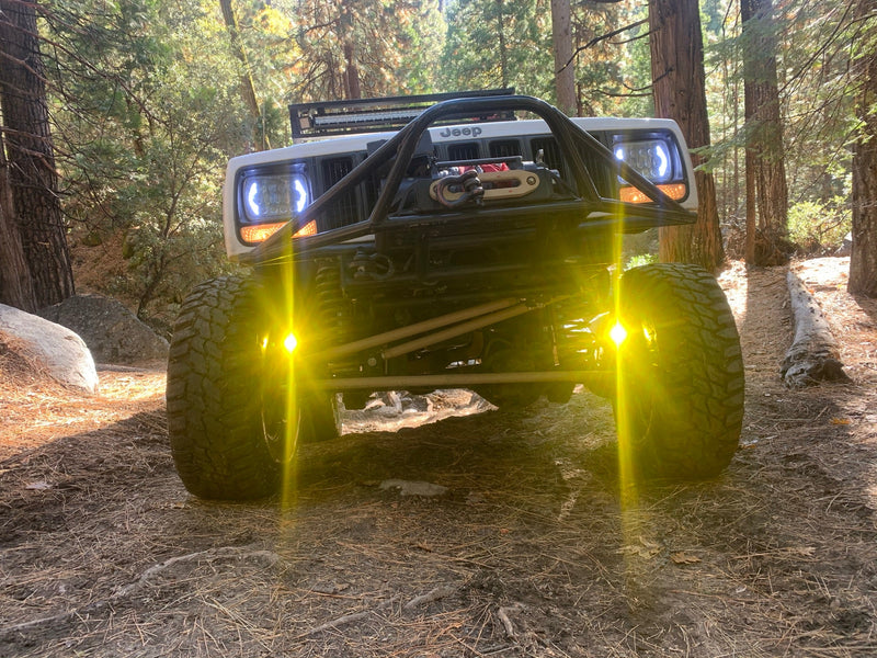 Load image into Gallery viewer, Jeep TJ XJ YJ ZJ Steerable Knuckle Pod Light Mounts (1984-2006 Wrangler/Cherokee)
