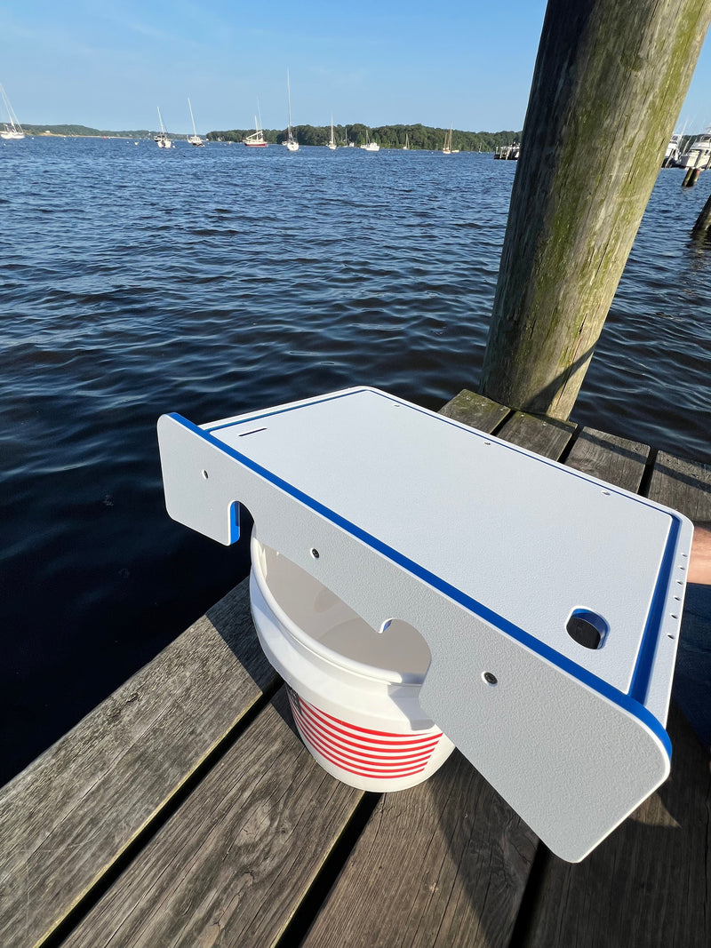Load image into Gallery viewer, Made in the USA | Premium Single Bucket Raised 18" Fillet Table and Cutting Board
