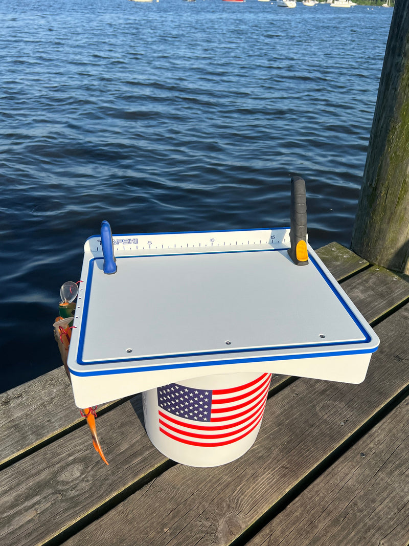 Load image into Gallery viewer, Made in the USA | Premium Single Bucket Raised 18" Fillet Table and Cutting Board
