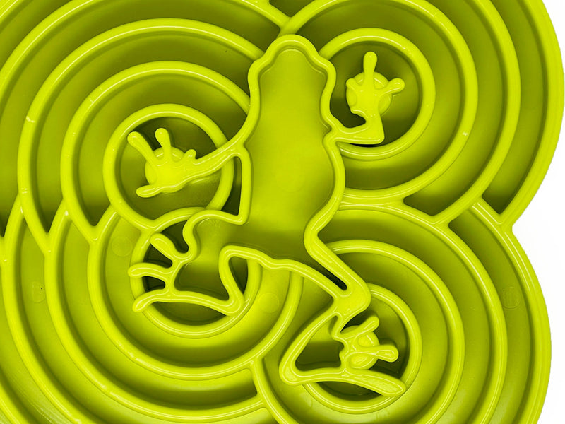 Load image into Gallery viewer, Water Frog eTray - Shallow Slow Feeder Dog Bowl for Enrichment | USA Made
