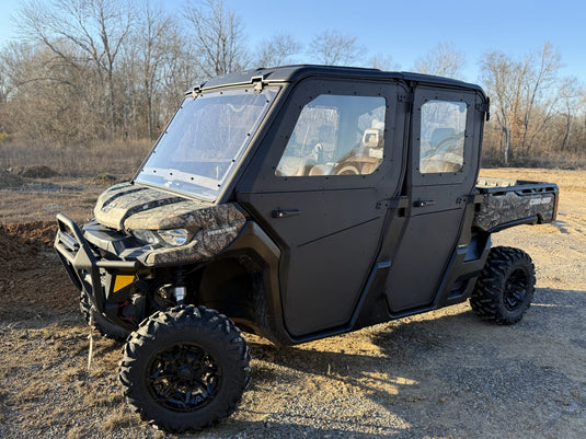 Can Am Defender Max Full Aluminum Door Kit, Converts From Full to Half
