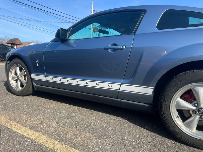 Load image into Gallery viewer, &quot;Mustang&quot; Rocker Stripes for 2005-2009 Ford Mustang
