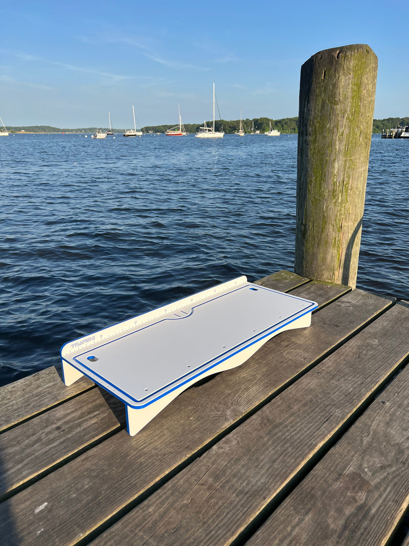 Load image into Gallery viewer, Made in the USA | Premium Double Bucket 33" Raised Fillet Table Cutting Board
