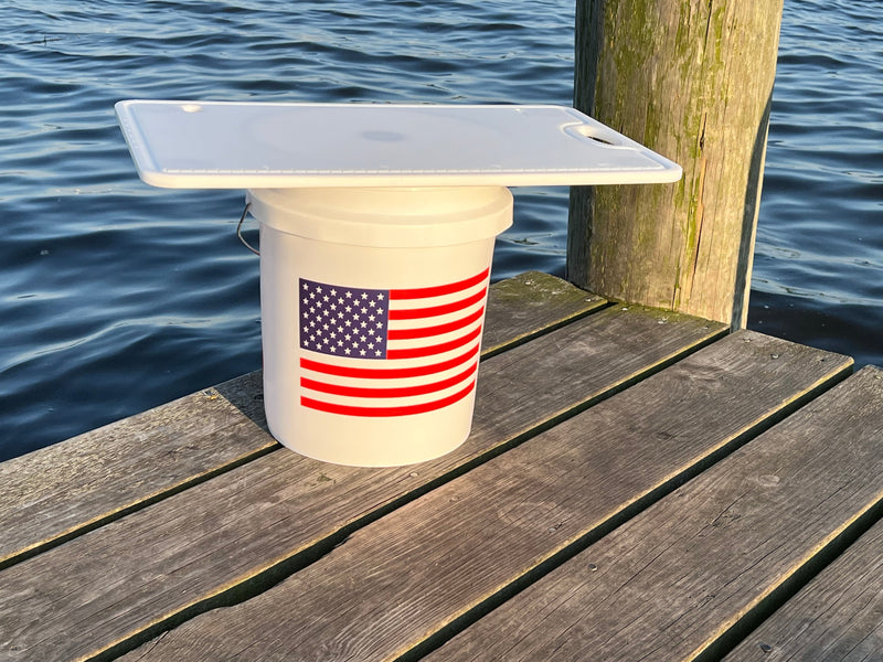 Load image into Gallery viewer, Made in the USA | Premium Bucket or Cooler Fishing Cutting Board
