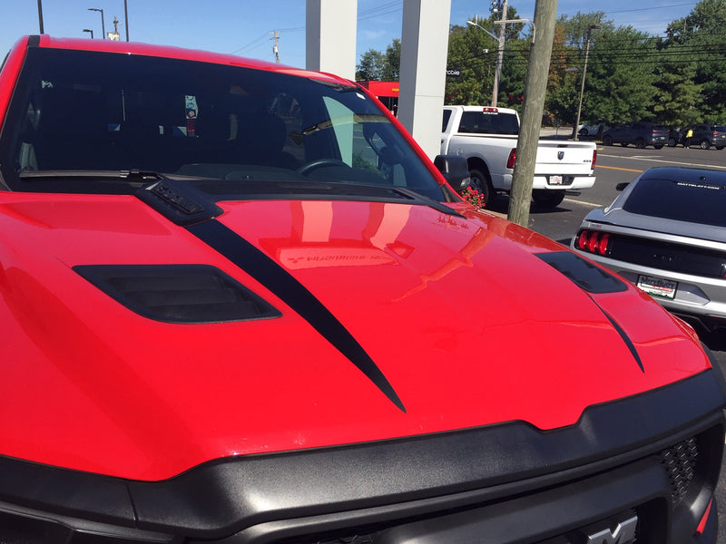 Load image into Gallery viewer, Hood Spear Decals for 2009-2021 Dodge Ram 1500
