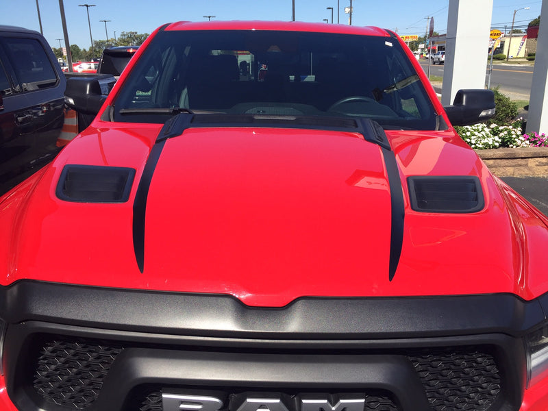 Load image into Gallery viewer, Hood Spear Decals for 2009-2021 Dodge Ram 1500
