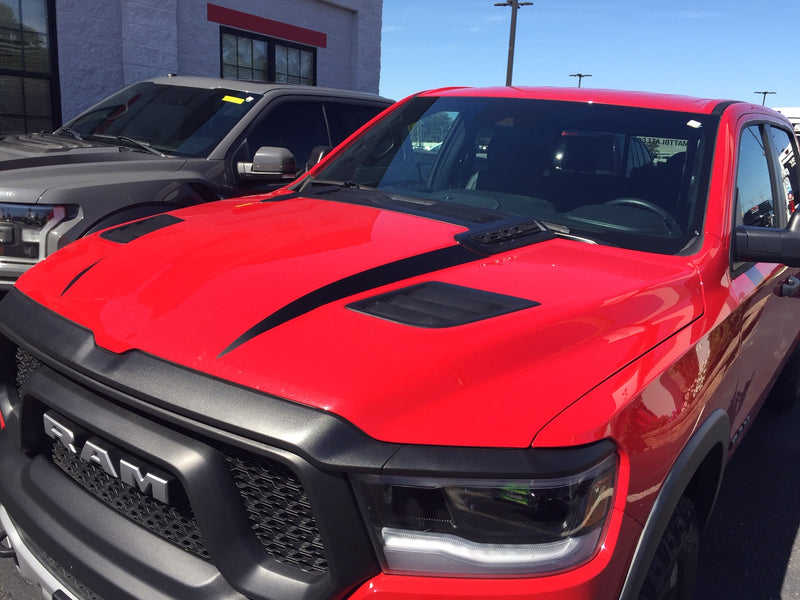 Load image into Gallery viewer, Hood Spear Decals for 2009-2021 Dodge Ram 1500
