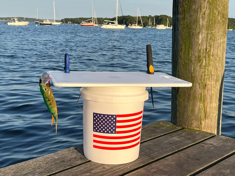 Load image into Gallery viewer, Made in the USA | Premium Bucket or Cooler Fishing Cutting Board
