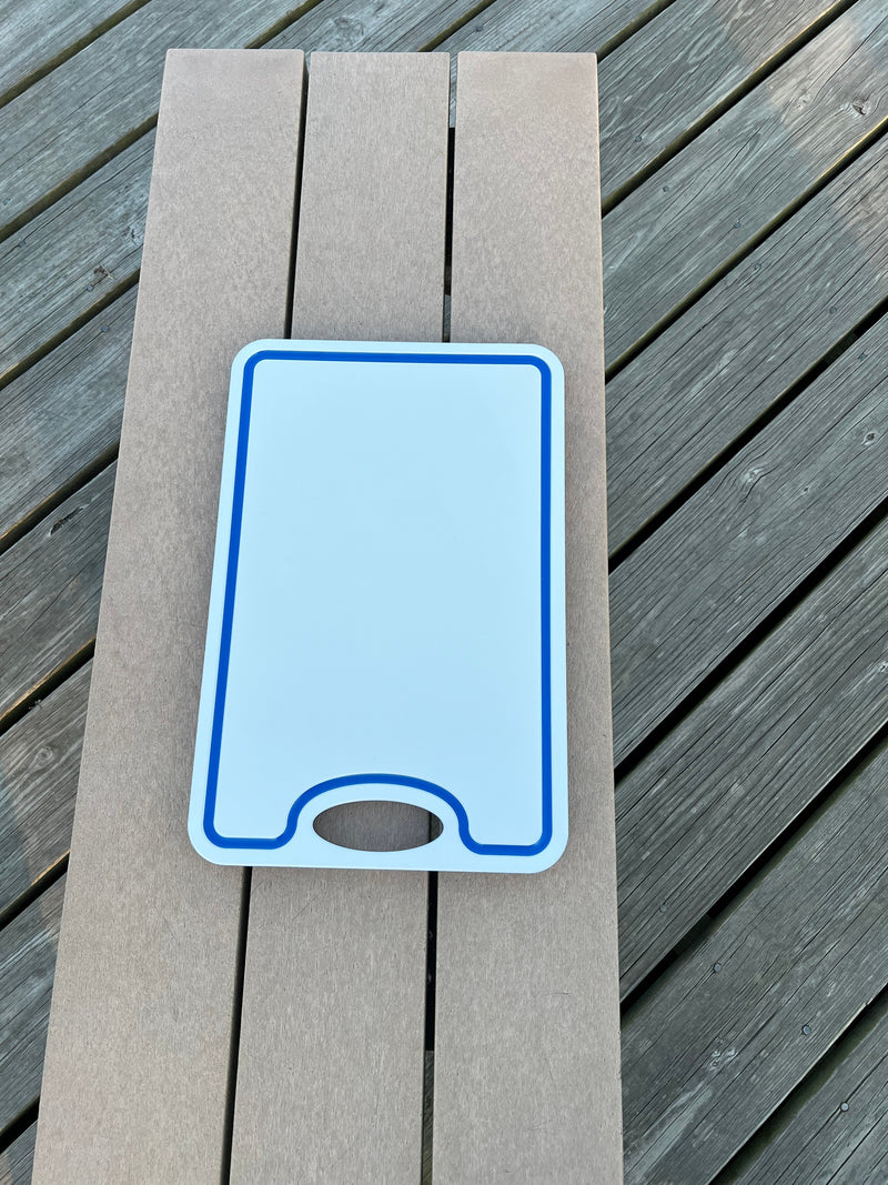 Load image into Gallery viewer, Made in the USA | Premium Cutting Board | Textured 1/2 inch HDPE UV Protected | Non-Skid or Mark Rubber Feet | Great for Boats &amp; any Counter-top
