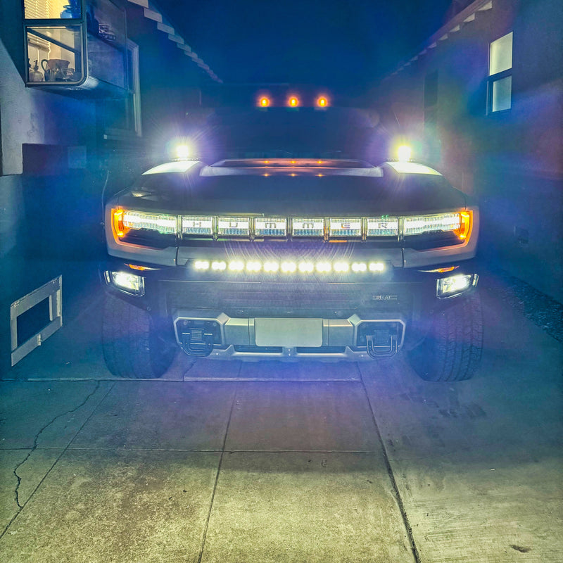 Load image into Gallery viewer, 2022+ GMC Hummer EV Hood Mount Ditch Lights - PRO
