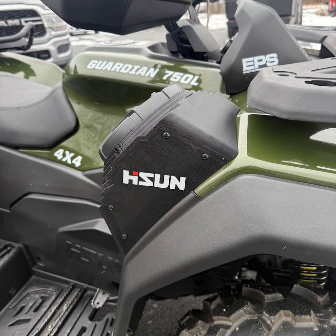 Load image into Gallery viewer, 2024+ Hisun Guardian Custom Fit Waterproof Fender Speaker Pods
