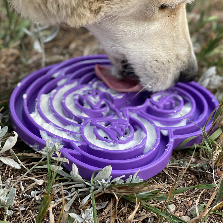 Load image into Gallery viewer, Water Frog eTray - Shallow Slow Feeder Dog Bowl for Enrichment | USA Made
