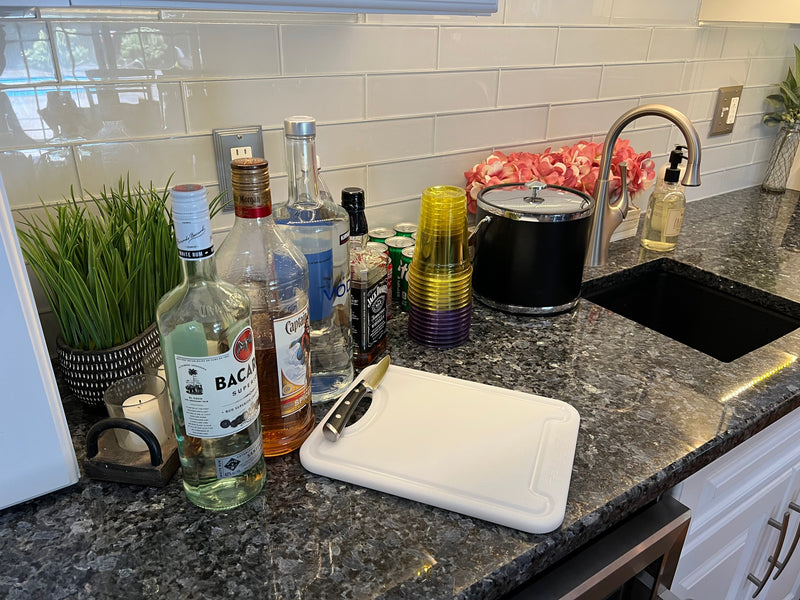 Load image into Gallery viewer, TRAPSKI Premium 1/2 Inch Thick HDPE Cutting Boards | Food-Grade Kitchen Prep Surface | Juice Grooves | Made in the USA
