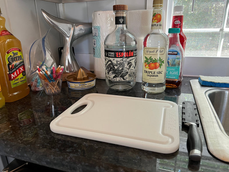 Load image into Gallery viewer, TRAPSKI Premium 1/2 Inch Thick HDPE Cutting Boards | Food-Grade Kitchen Prep Surface | Juice Grooves | Made in the USA
