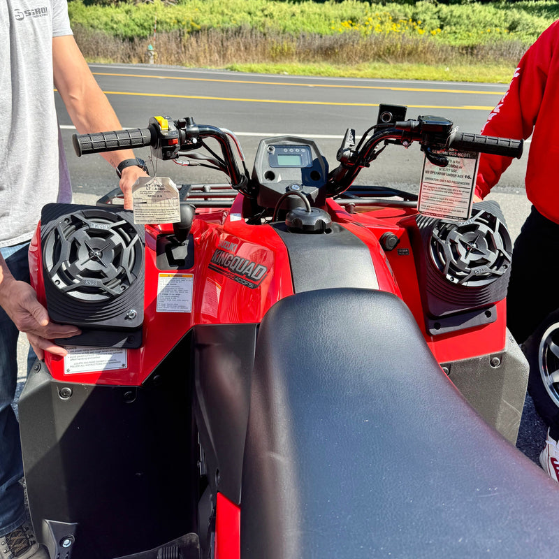 Load image into Gallery viewer, 2008 to 2024 Suzuki King Quad 400 Fender Speaker Housings Only
