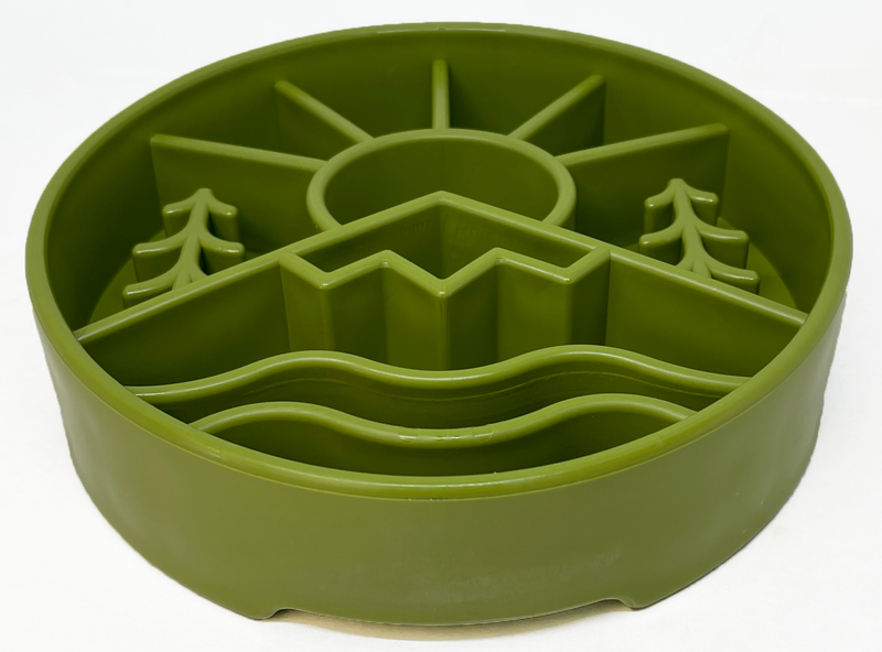 Load image into Gallery viewer, Great Outdoors eBowl - Slow Feeder Dog Bowl &amp; Enrichment | USA Made

