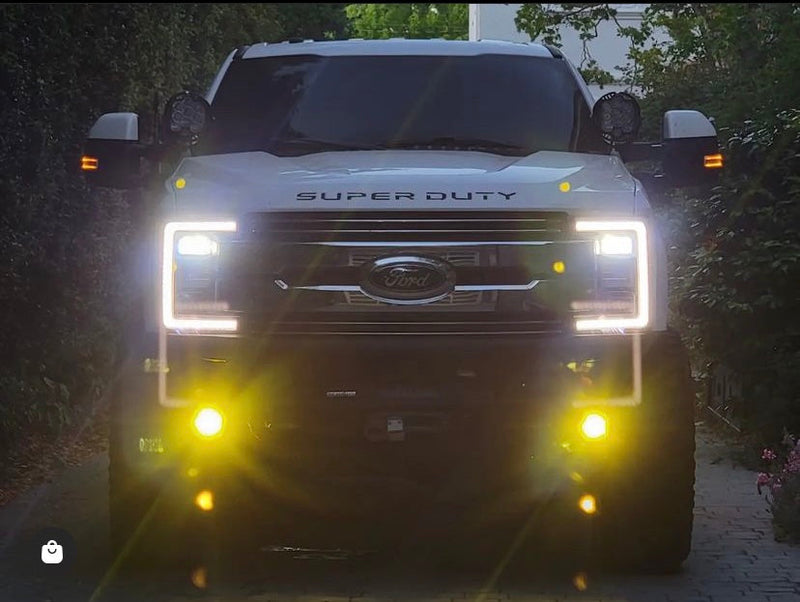 Load image into Gallery viewer, Ford Super Duty Steerable Knuckle Pod Light Mounts (2017-2022)
