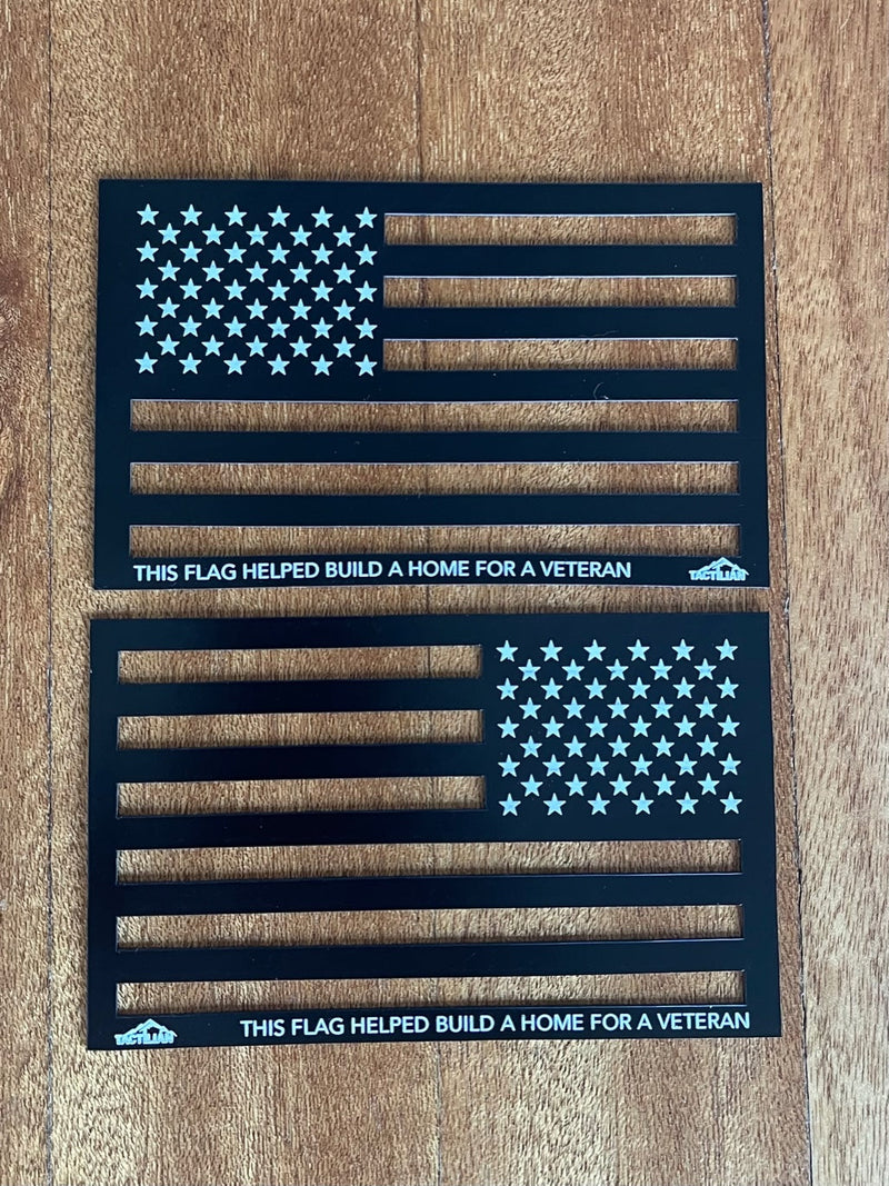 Load image into Gallery viewer, Veterans Support American Flag Flag Magnet Set (Limited Edition)
