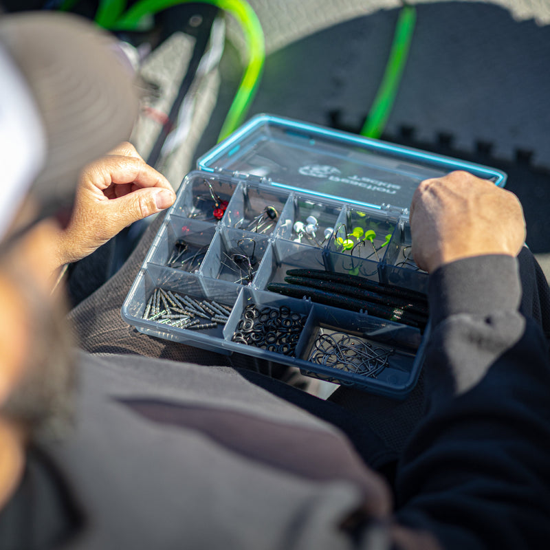 Load image into Gallery viewer, Reaction Tackle Standard Tackle Tray- Sturdy and Water Resistant with 4 Reliable Clips
