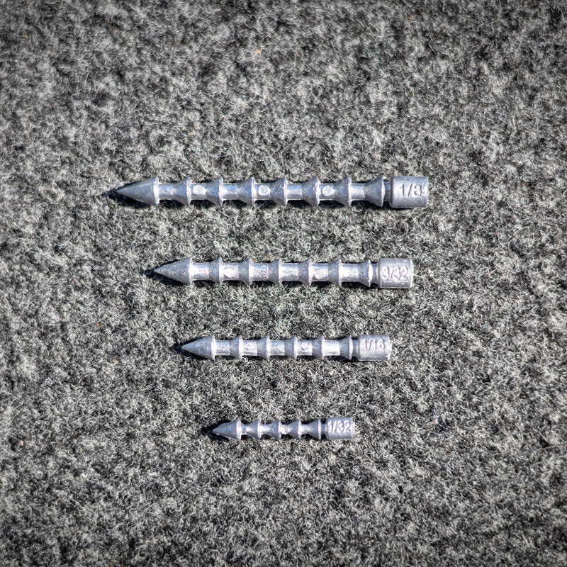 Load image into Gallery viewer, Reaction Tackle Lead Nail Weights/Insert Sinkers
