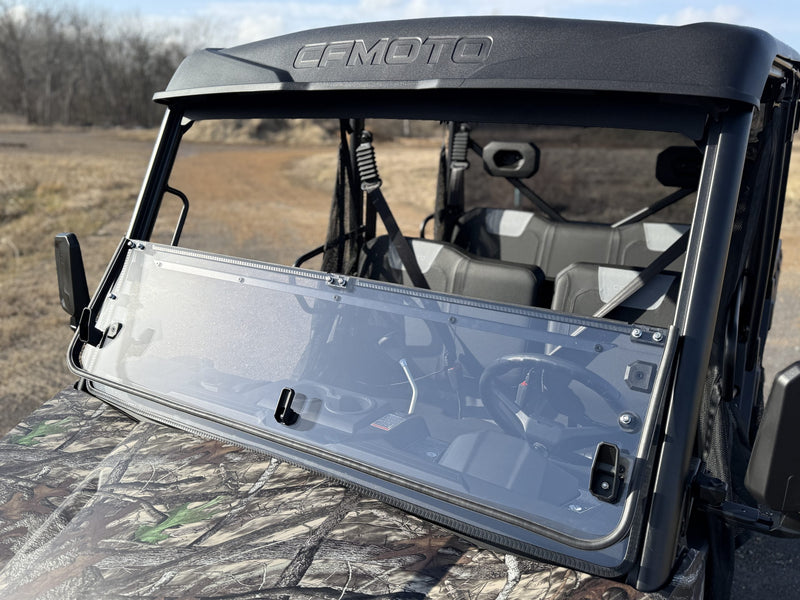 Load image into Gallery viewer, CF Moto UForce 800 XL Fold Down Windshield
