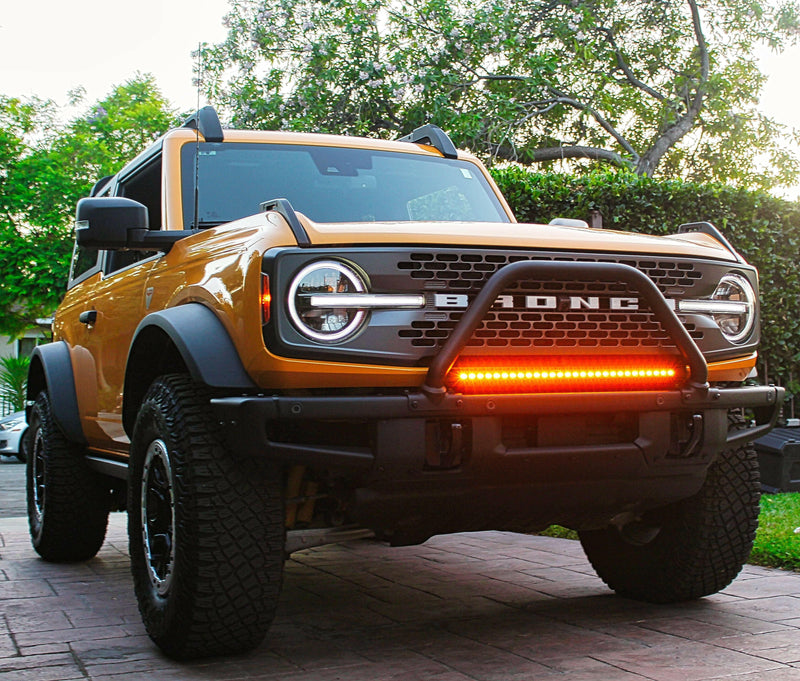 Load image into Gallery viewer, 2021+ Ford Bronco Modular Bumper 30in Light Bar
